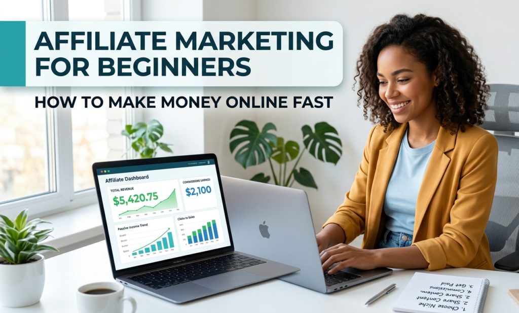 Affiliate Marketing for Beginners: How to Make Money Online Fast