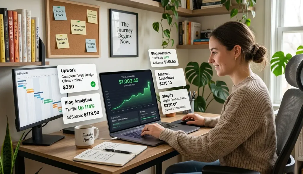 From Zero to First $1,000: Online Income Roadmap