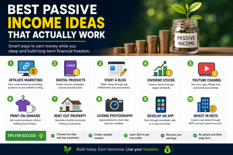 Best Passive Income Ideas That Actually Work